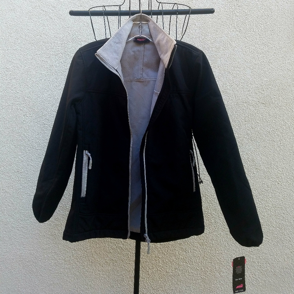 New! Fleece Lined Zip sports Jacket.